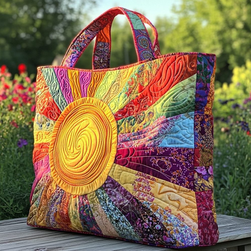 Sunshine Dreams Quilted Tote Bag