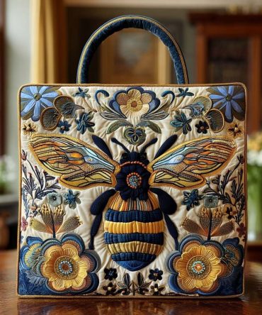 Sweet Nectar Quilted Tote Bag