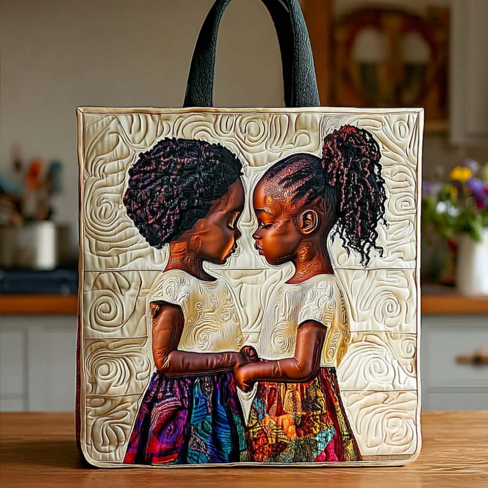 Tender Moments Quilted Tote Bag - Image 2