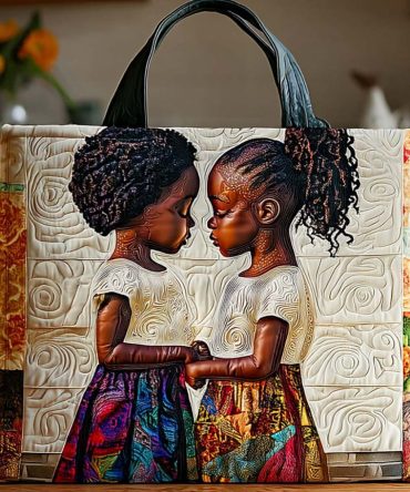 Tender Moments Quilted Tote Bag