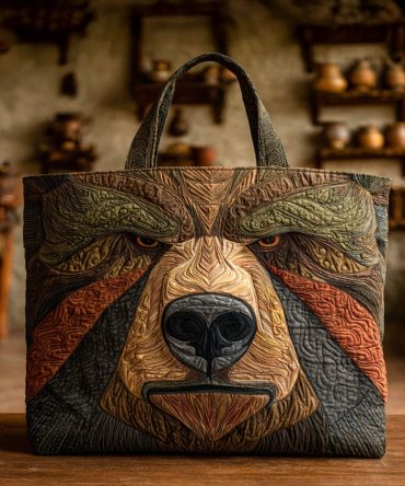 Timber Wander Quilted Tote Bag