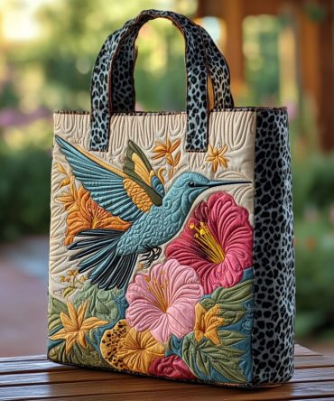 Tiny Dancer Quilted Tote Bag