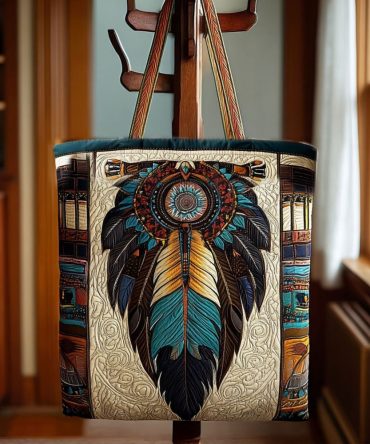 Tribal Threads Quilted Tote Bag