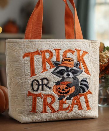 Trick Treat Quilted Tote Bag
