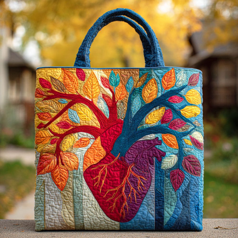 Vital Core Tree Quilted Tote Bag