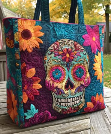 Viva El Recuerdo Quilted Tote Bag