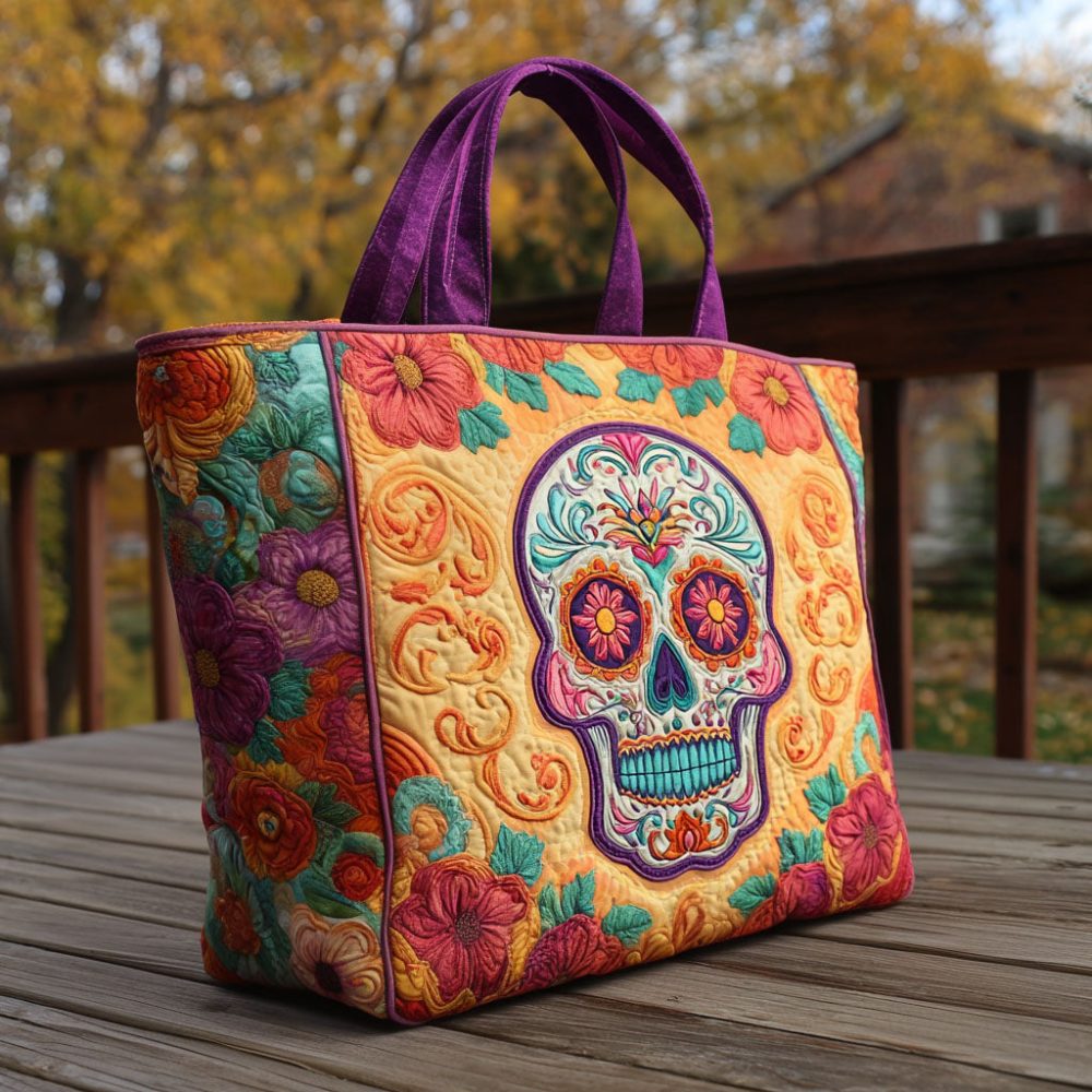 Viva La Vida Quilted Tote Bag