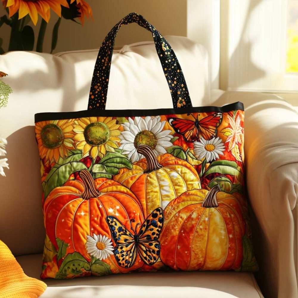 Warm Breeze Quilted Tote Bag