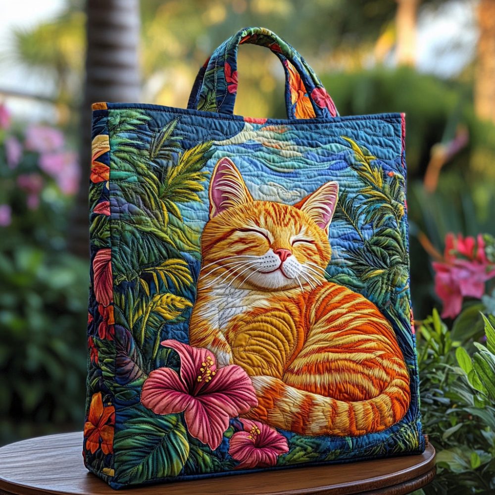 Whisker Dreams Quilted Tote Bag