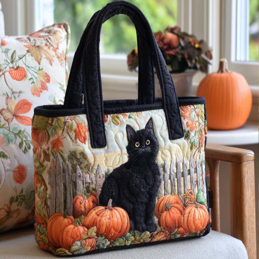 Whispering Shadows Quilted Tote Bag