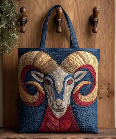 Wild Mane Quilted Tote Bag
