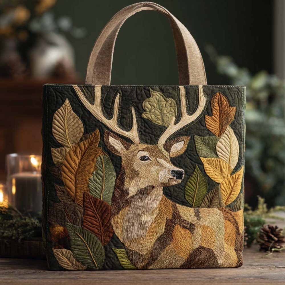 Wild Serenity Quilted Tote Bag