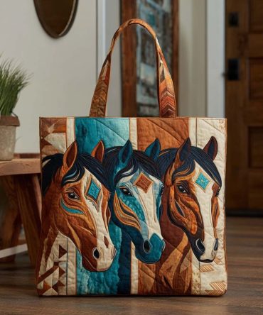 Wild Soul Quilted Tote Bag