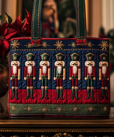 Winter Bless Quilted Tote Bag