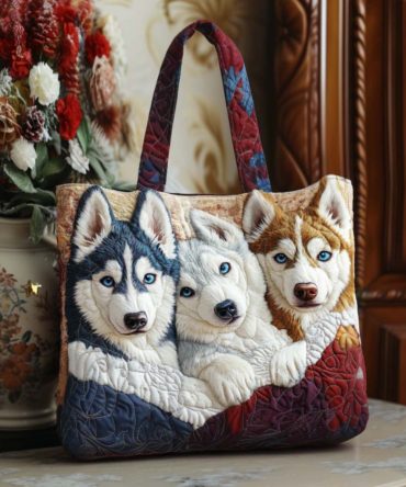 Winter Pack Quilted Tote Bag