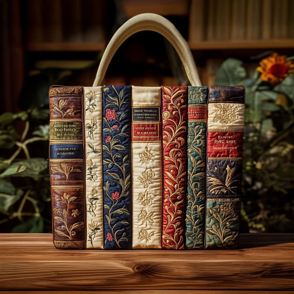 Wordscape Quilted Tote Bag