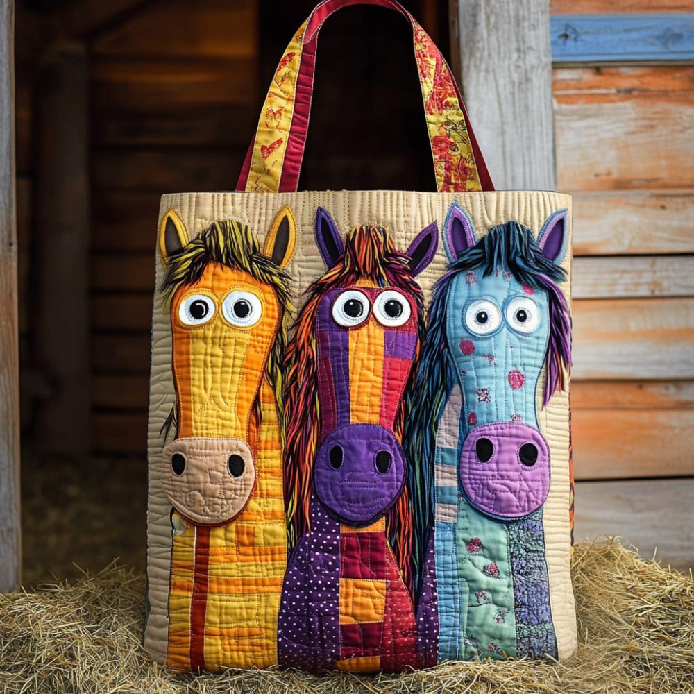 Yeehaw Vibes Quilted Tote Bag