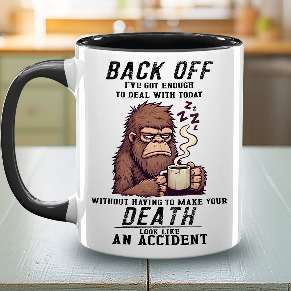 Funny Bigfoot Coffee Accent Mug - Image 6