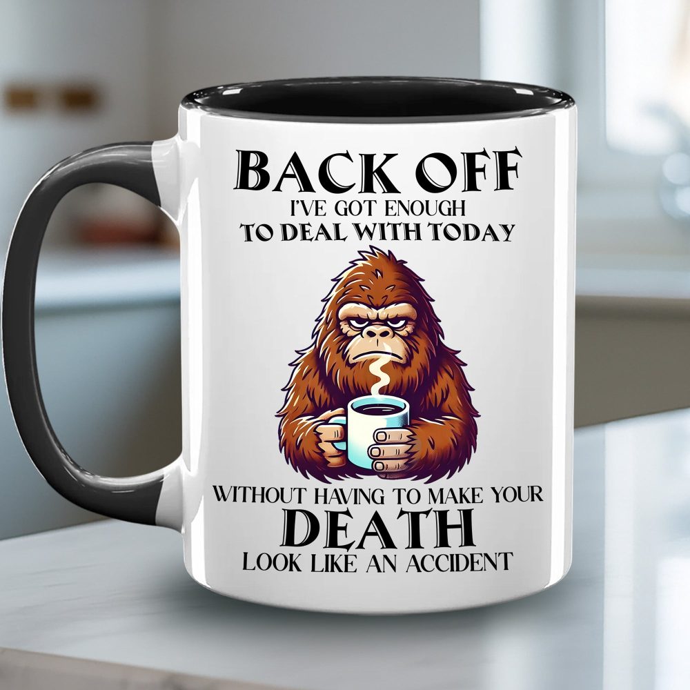 Funny Bigfoot Coffee Accent Mug