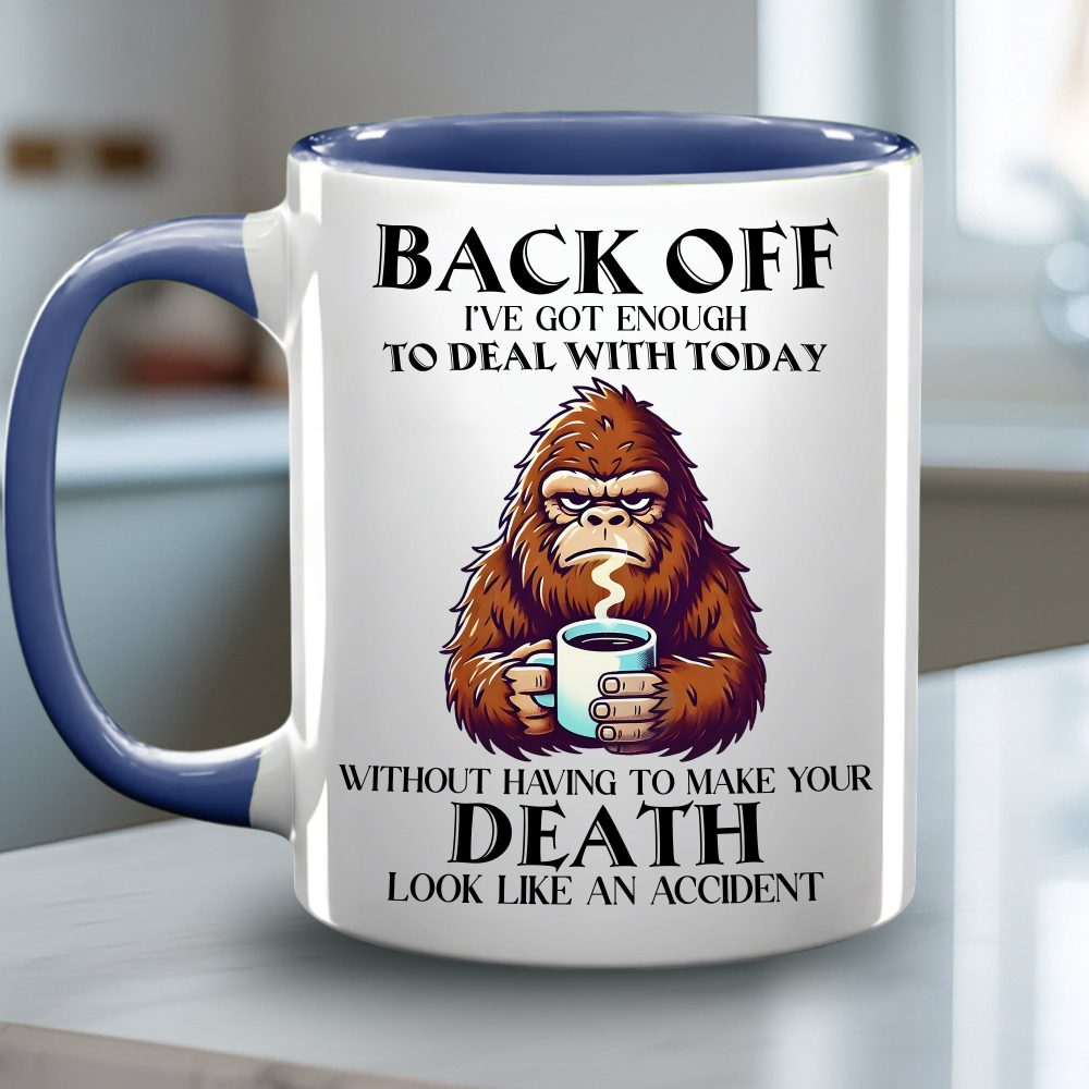 Funny Bigfoot Coffee Accent Mug - Image 9