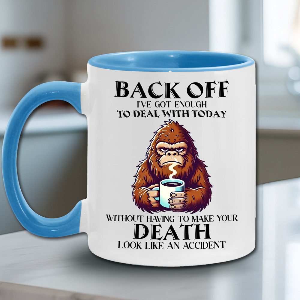 Funny Bigfoot Coffee Accent Mug - Image 3