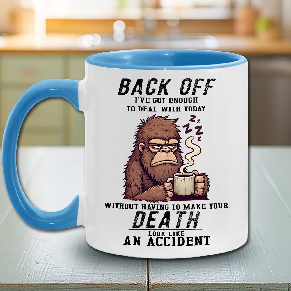 Funny Bigfoot Coffee Accent Mug - Image 8