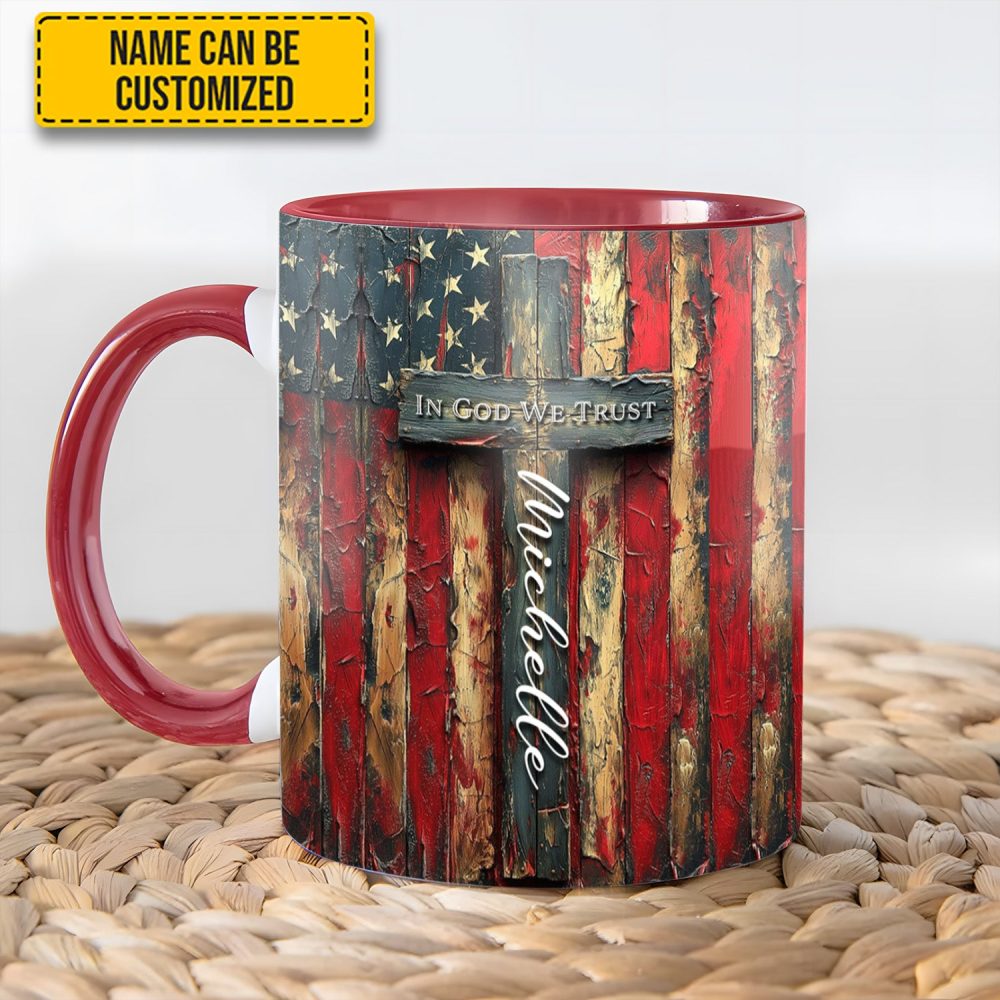 God Accent Mug - Personalized Accent Mug