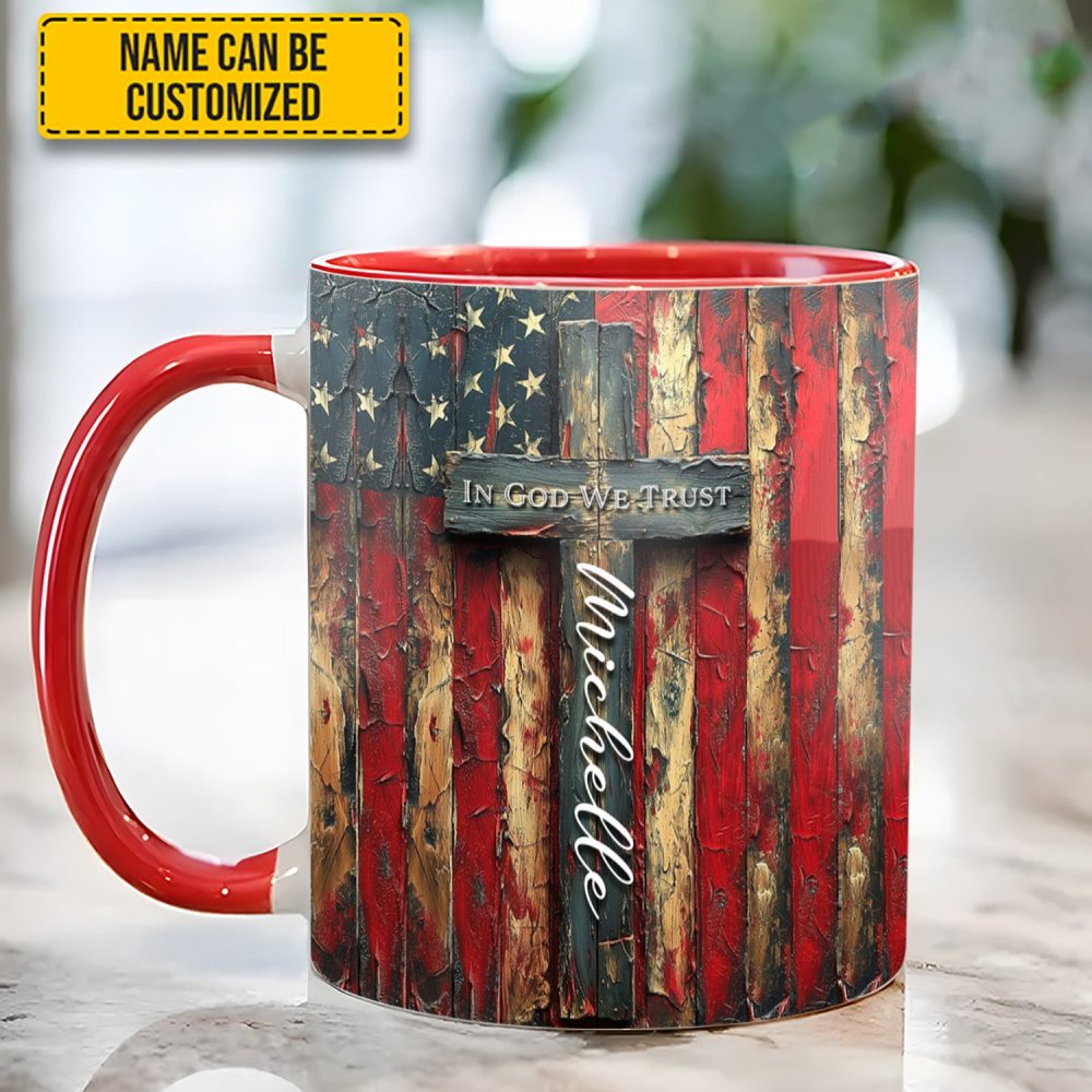 God Accent Mug - Personalized Accent Mug - Image 2