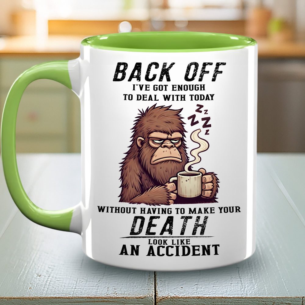 Funny Bigfoot Coffee Accent Mug - Image 11