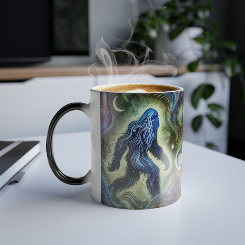 Cosmic Footsteps – Personalized Bigfoot Accent Mug - Image 3