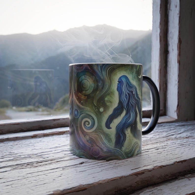 Cosmic Footsteps – Personalized Bigfoot Accent Mug - Image 2