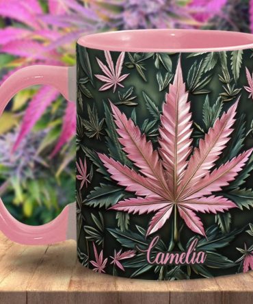 Stoner Chick, Personalized Weed Accent Mug