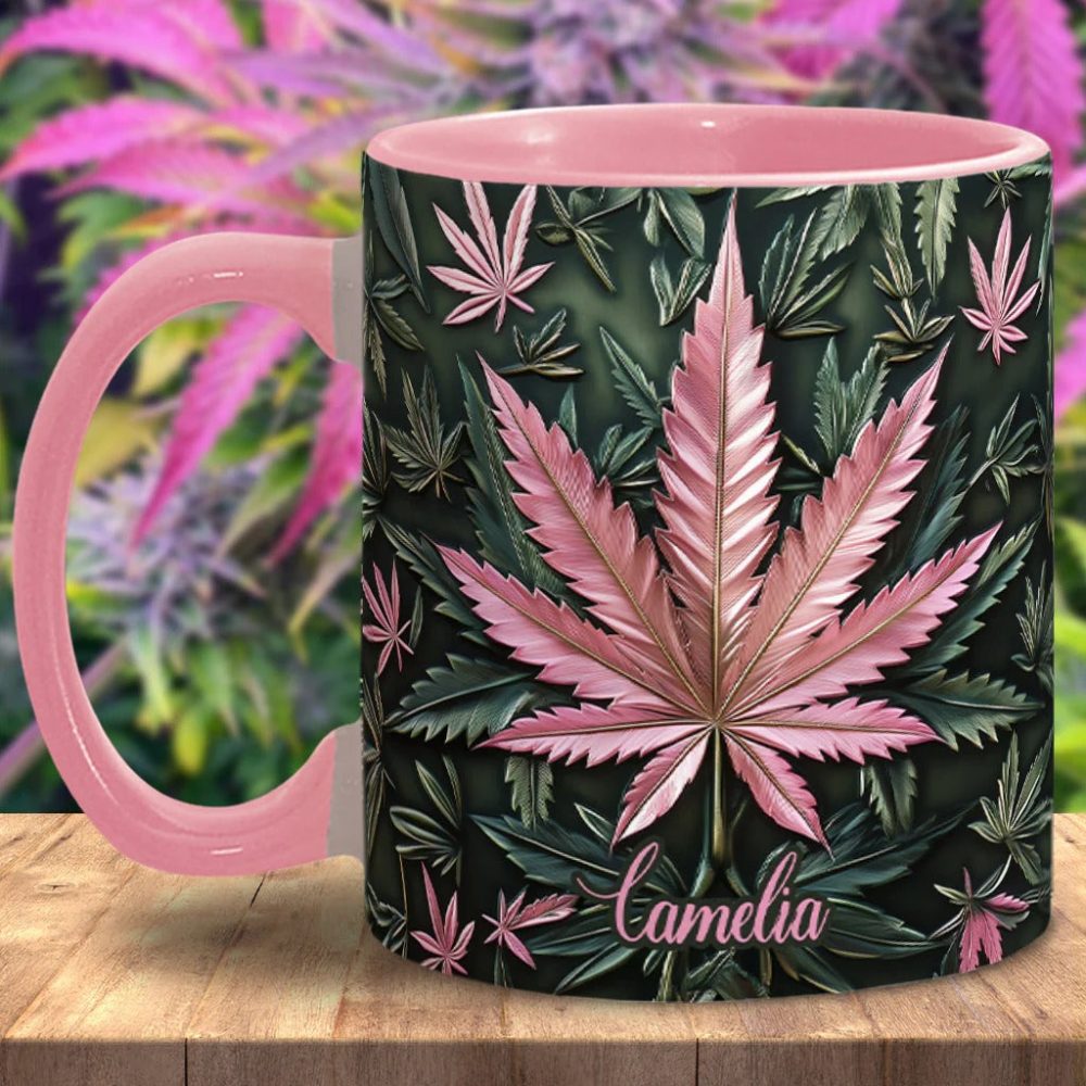 Stoner Chick, Personalized Weed Accent Mug