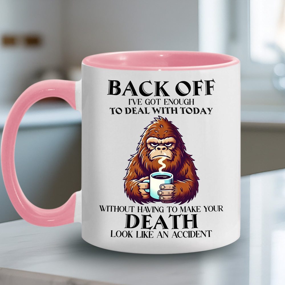 Funny Bigfoot Coffee Accent Mug - Image 4