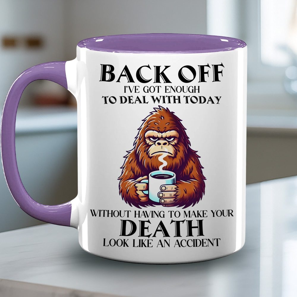 Funny Bigfoot Coffee Accent Mug - Image 7