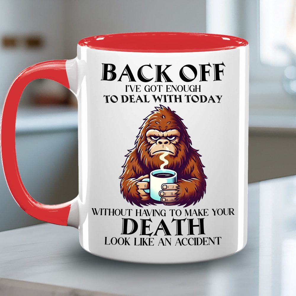 Funny Bigfoot Coffee Accent Mug - Image 2