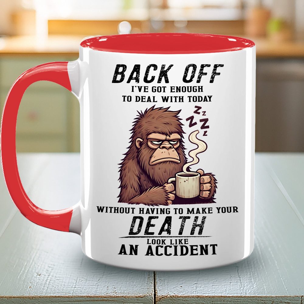 Funny Bigfoot Coffee Accent Mug - Image 7