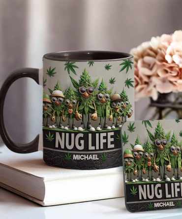 Nug Life - Personalized Weed Accent Mug