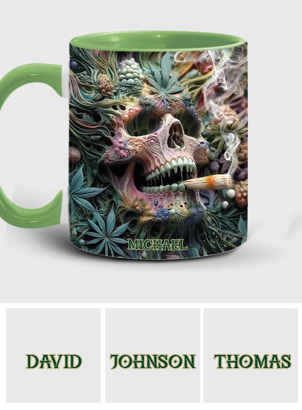 Dope Skull - Personalized Weed Accent Mug - Image 16