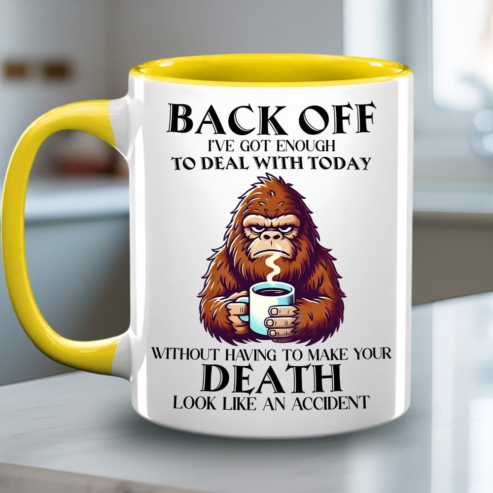 Funny Bigfoot Coffee Accent Mug - Image 8